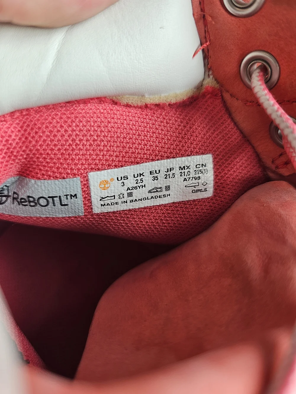 Timberland Kids' Pink Premium Waterproof Boots
